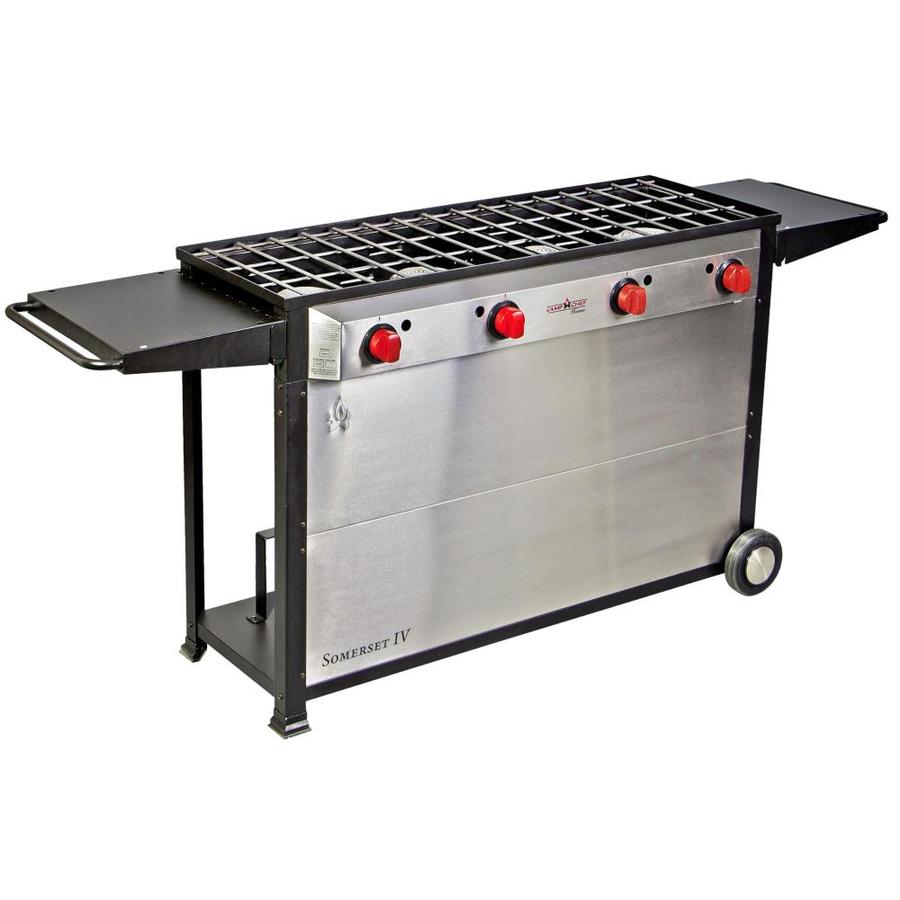  4 Burner Propane Stove with Simple Decor