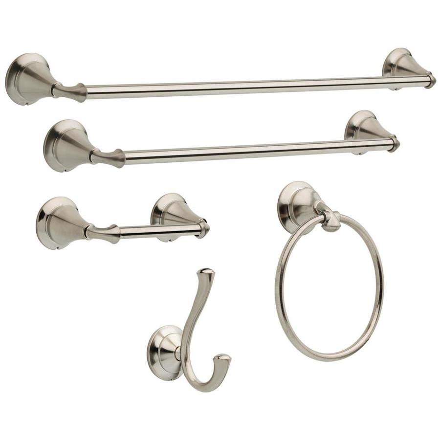 Delta Linden 2Hook Brilliance Stainless Steel Towel Hook in the Towel