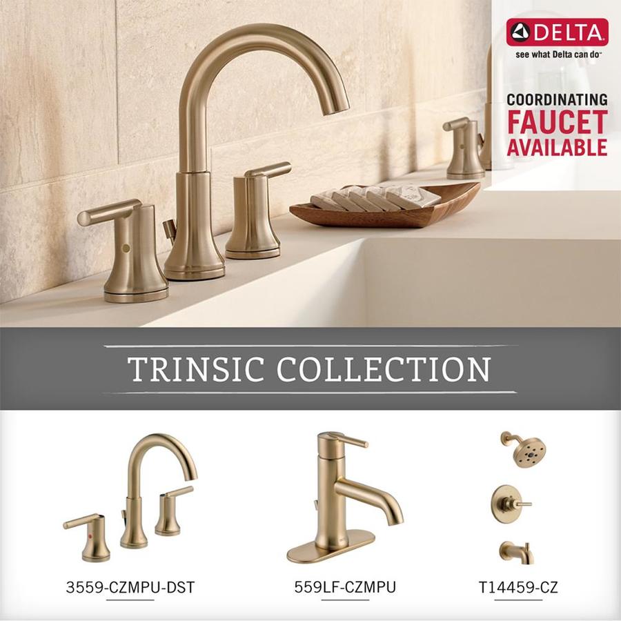 delta champagne bronze toilet handle