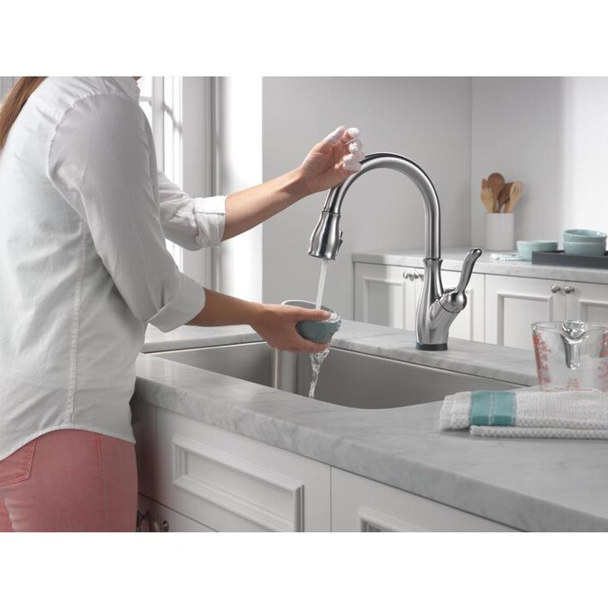 Delta Leland Touch2o Arctic Stainless 1 Handle Deck Mount Pull Down Touch Kitchen Faucet Plate Included In The Faucets Department At Com - Delta 9178t Dst Kitchen Sink Faucet Parts Delta Leland Touch2o Arctic Stainless 1 Handle Deck Mount Pull Down Touch Kitchen Faucet Plate Included In The Faucets Department At Com - Delta 9178t Dst Kitchen Sink Faucet Parts