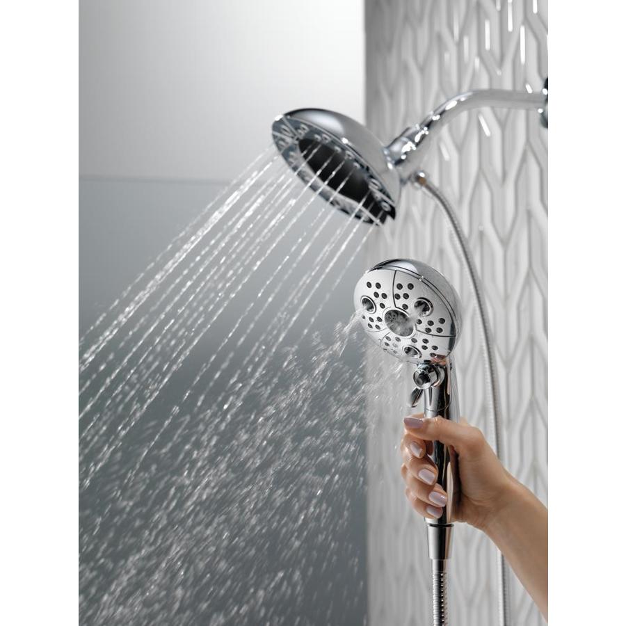 Delta Universal Showering Components Chrome 5Spray Dual Shower Head 1.