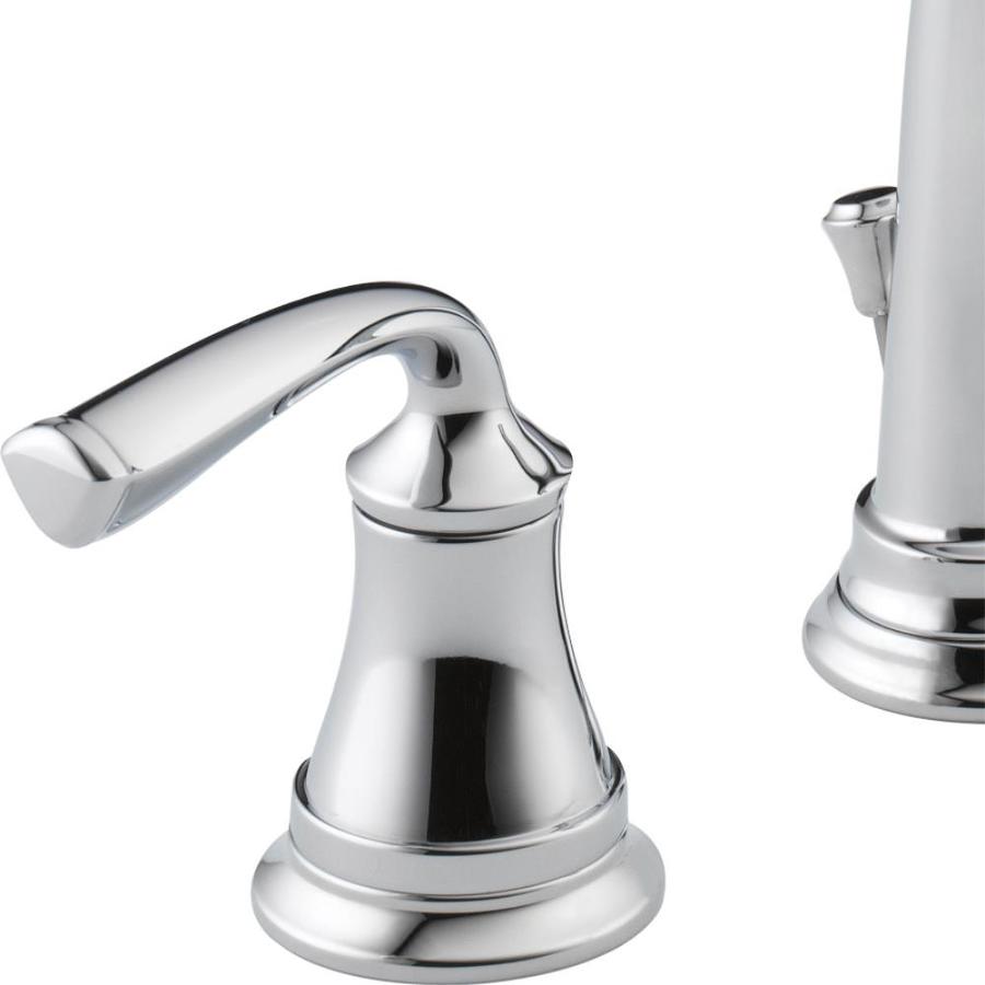 Delta Lorain Chrome 2Handle 8in Widespread WaterSense Bathroom Sink