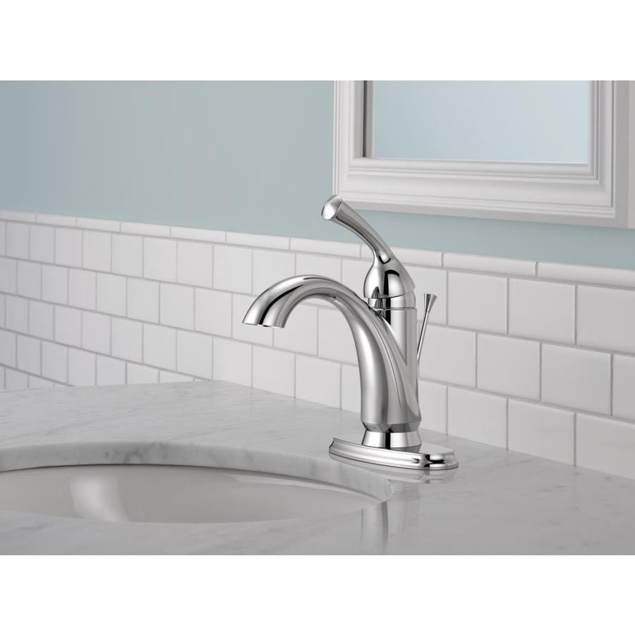 Delta Haywood Chrome 1 Handle Single Hole 4 In Centerset Watersense