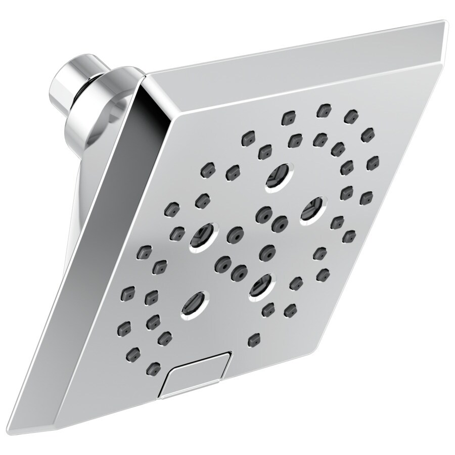 Delta Universal Showering Components Chrome 5 Spray Rain Shower Head In The Shower Heads