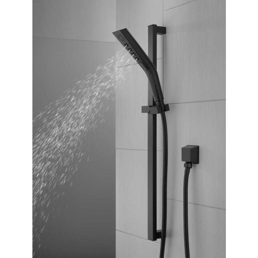 Delta Universal Showering Components Matte Black 3 Spray Handheld Shower 175 Gpm 66 Lpm In 7558