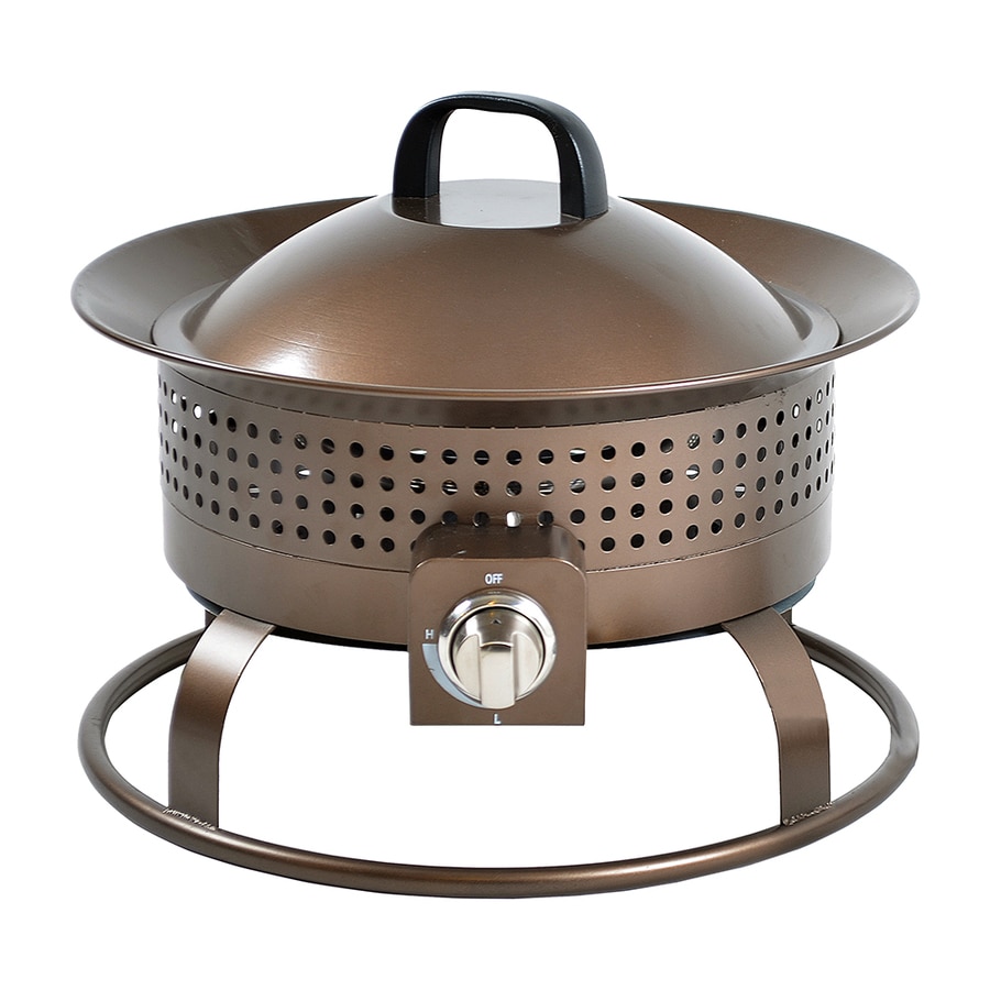 Shop Garden Treasures 18.5-in W 54,000-BTU Bronze Portable ...