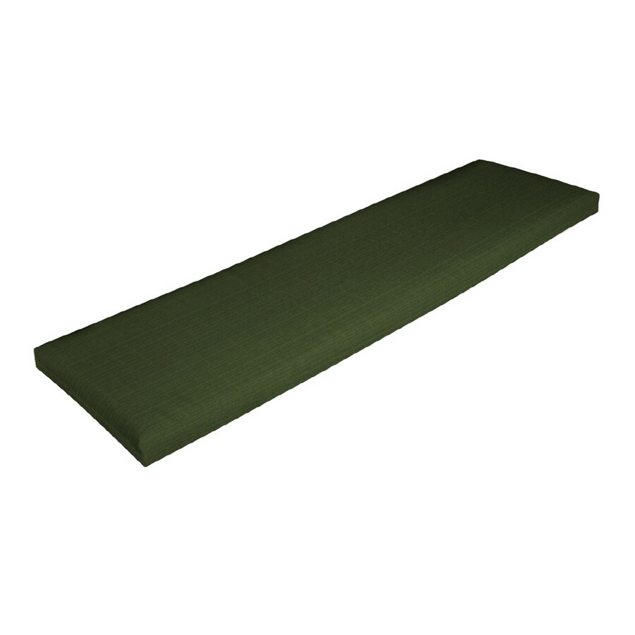Sunbrella Dupione Palm Bench Cushion At Lowes Com