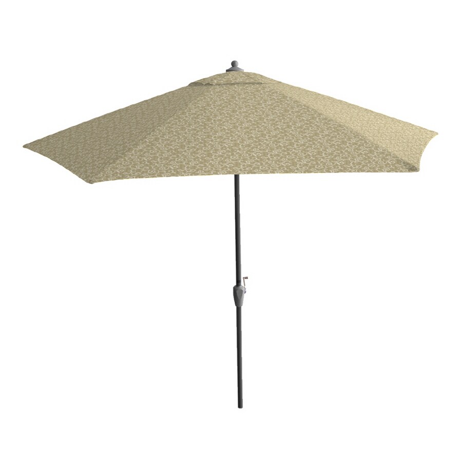 11 Misty River Oatmeal Patio Umbrella At Lowes Com