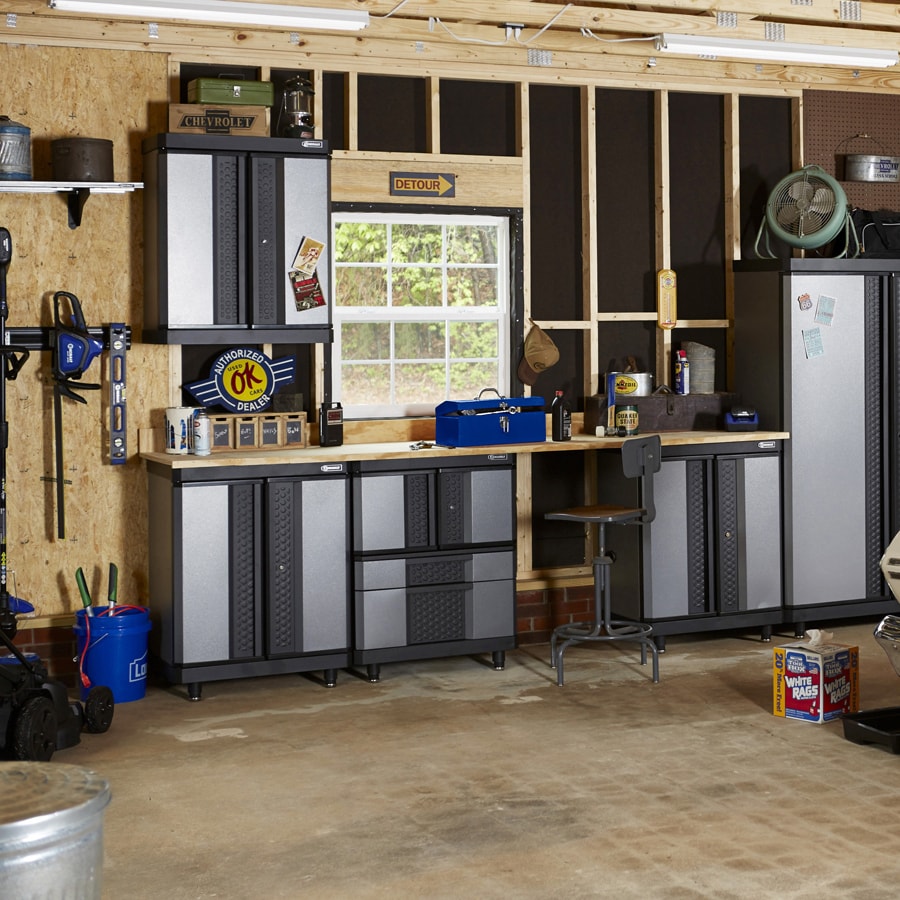 Lowes wall mounted garage cabinets