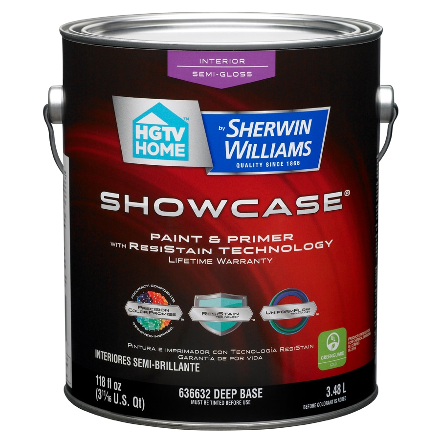 Shop HGTV HOME by SherwinWilliams Showcase Tintable SemiGloss Latex