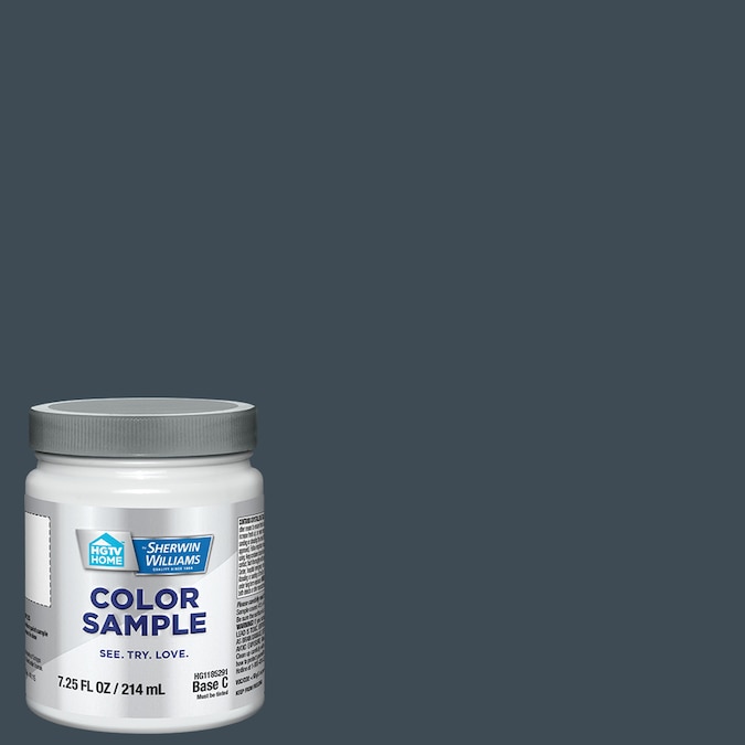 Sherwin Williams Navy Sea Wall blue paint color. #navyblue #paintcolors #sherwinwilliamsnavyseawall