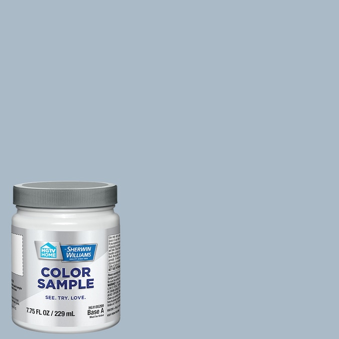 Sherwin-Williams Ocean's Side is a lovely dusty blue paint color. #sherwinwililamsoceansside #bluepaintcolors #paintcolors