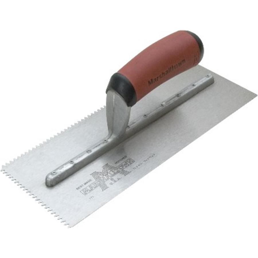 Marshalltown 11in Ground Steel VNotch Ceramic Floor Trowel in the