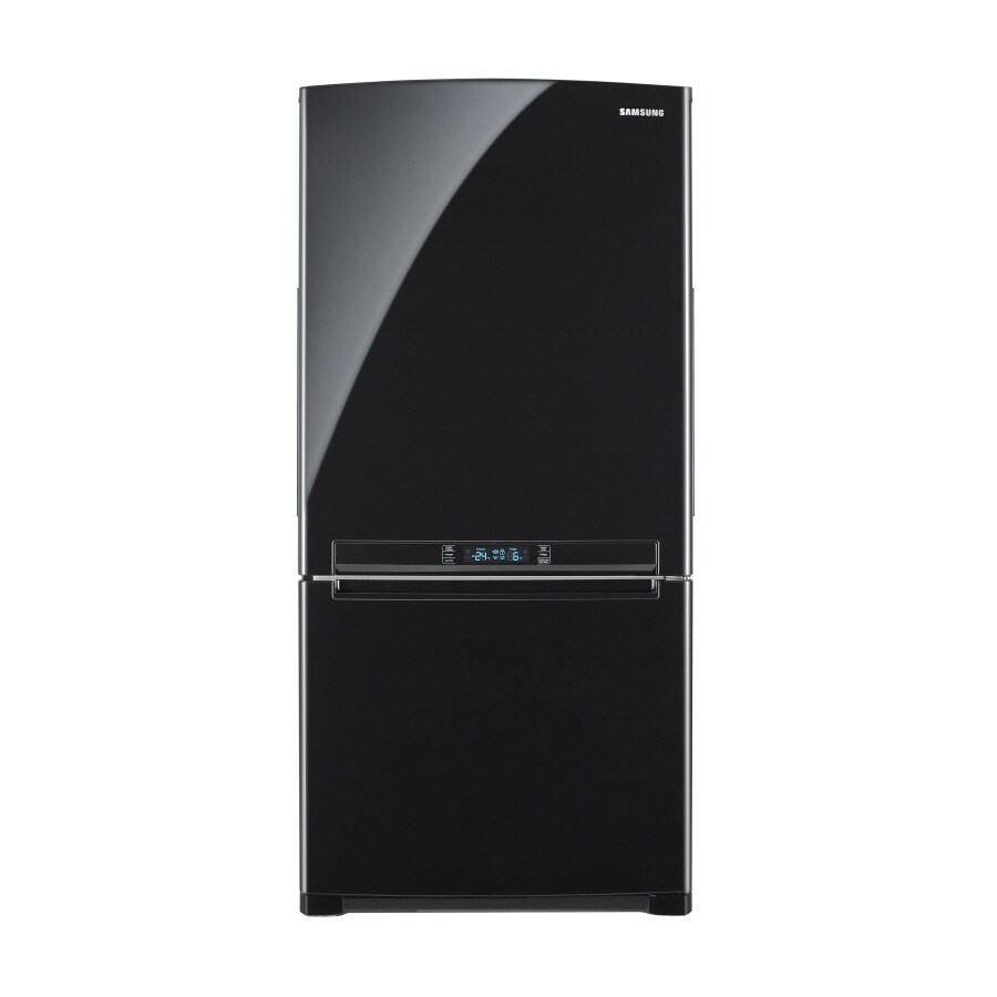 Samsung 21 Cu Ft Bottom Mount Refrigerator Color Black Energy