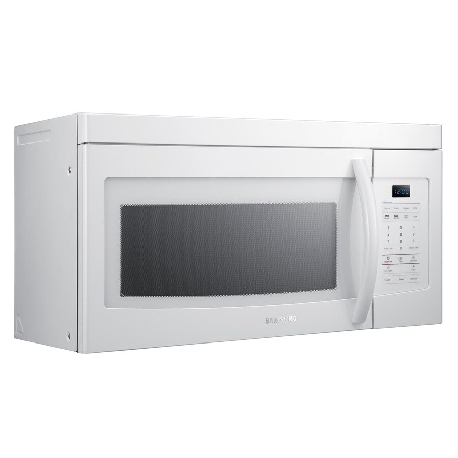 Samsung 1.6cu ft OvertheRange Microwave with Sensor Cooking (White