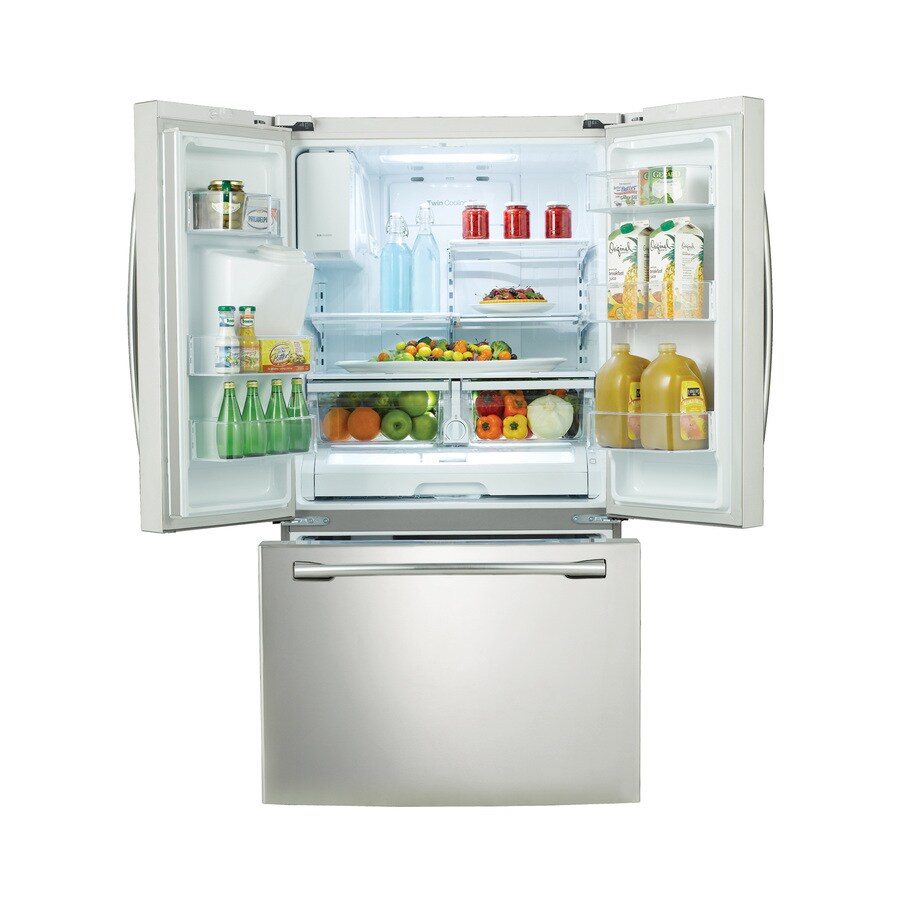 Samsung 24.6cu ft French Door Refrigerator with Ice Maker (White