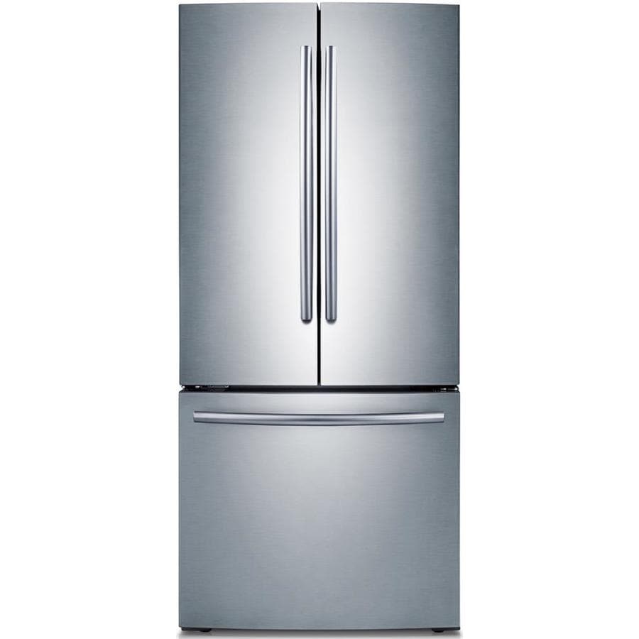 Shop Samsung 21.8cu ft French Door Refrigerator with Single Ice Maker