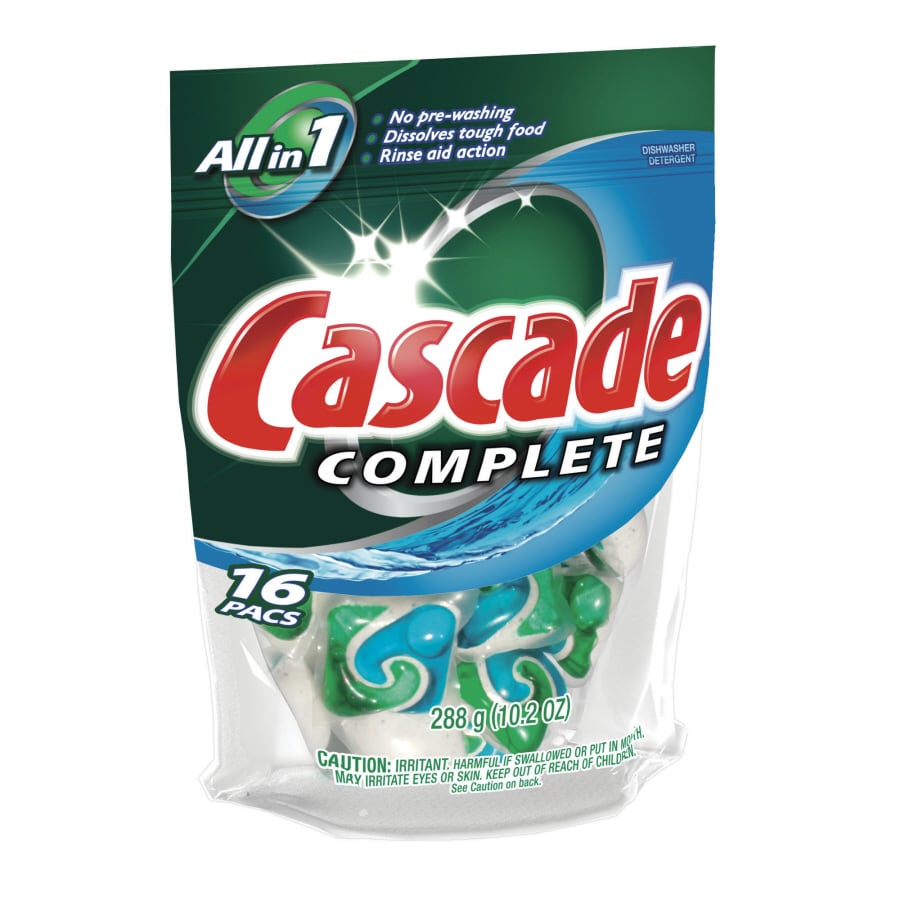 Shop Cascade Action Pacs 16-Count Fresh Dishwasher Detergent at ...