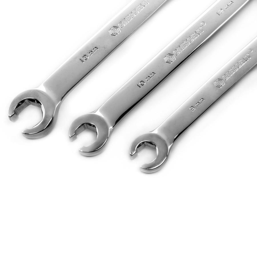 Crescent 3Piece 6Point Metric Flare Nut Open End Wrench Set in the
