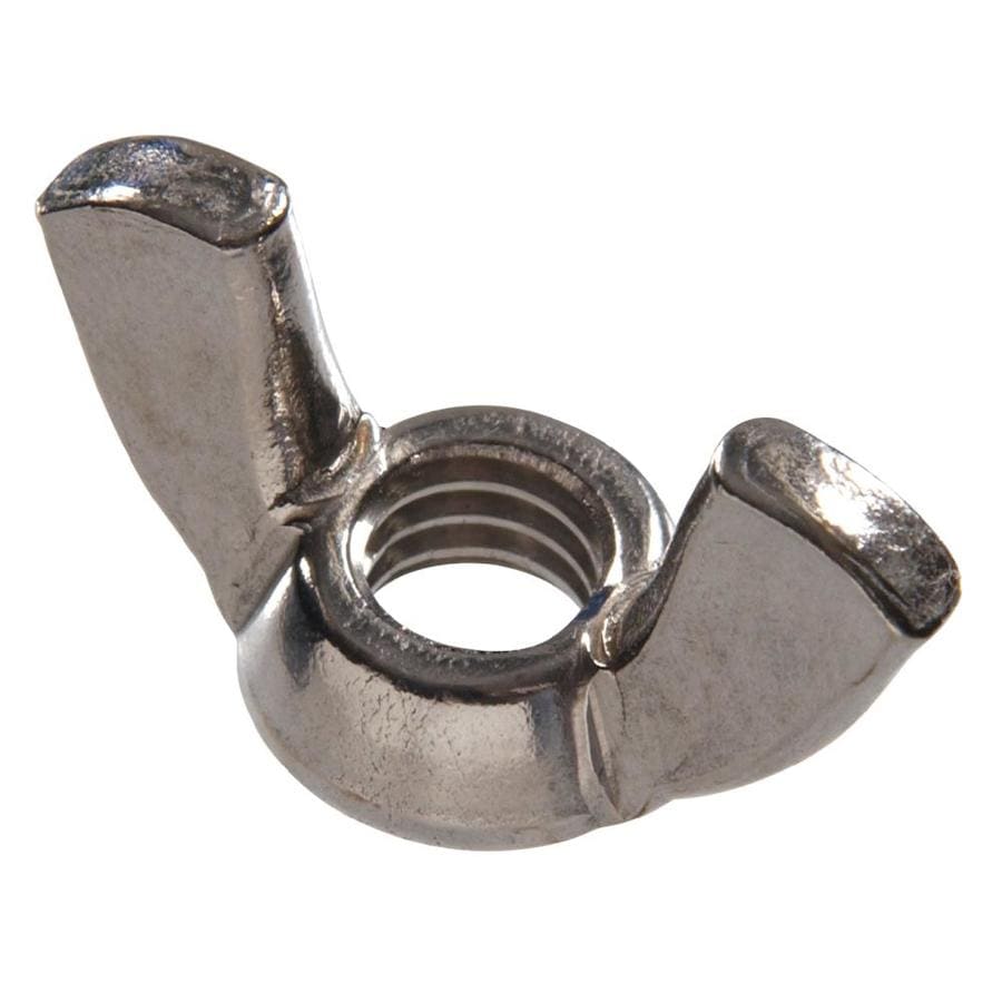 Hillman 4 Count 6 Stainless Steel Standard Sae Regular Wing Nuts In The Wing Nuts Department