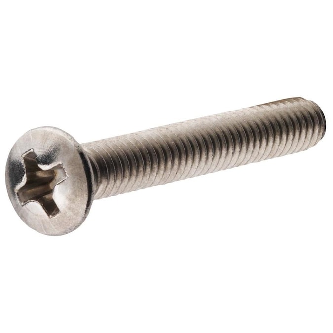 The Hillman Group 35205 Round Head Combo Machine Screw with Nut 100-Pack 10-24 x 1//2-Inch