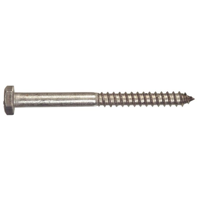 5-Pack The Hillman Group 3663 3//8 By 1-1//4-Inch Lag Screw Stainless Steel