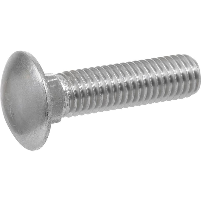 Hillman 1/4-in x 3/4-in Stainless Coarse Thread Exterior Carriage Bolt Stainless Steel Carriage Bolts Lowes