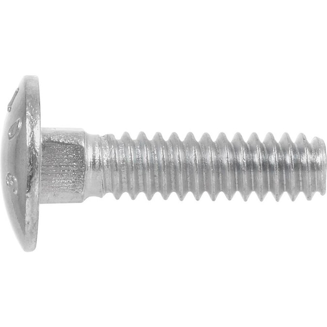 Hillman 5/16-in x 5-1/2-in Zinc-Plated Coarse Thread Interior Carriage Stainless Steel Carriage Bolts Lowes