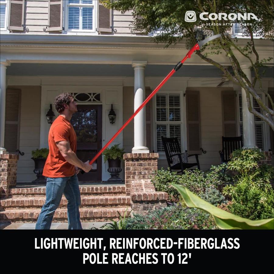corona extendable 12 ft pole pruning saw tp 2212