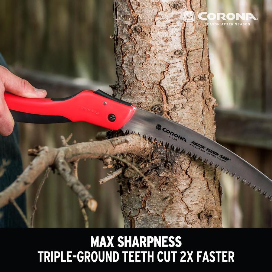 Corona RazorTOOTH 10in Folding Pruning Saw in the Hand Pruning Saws