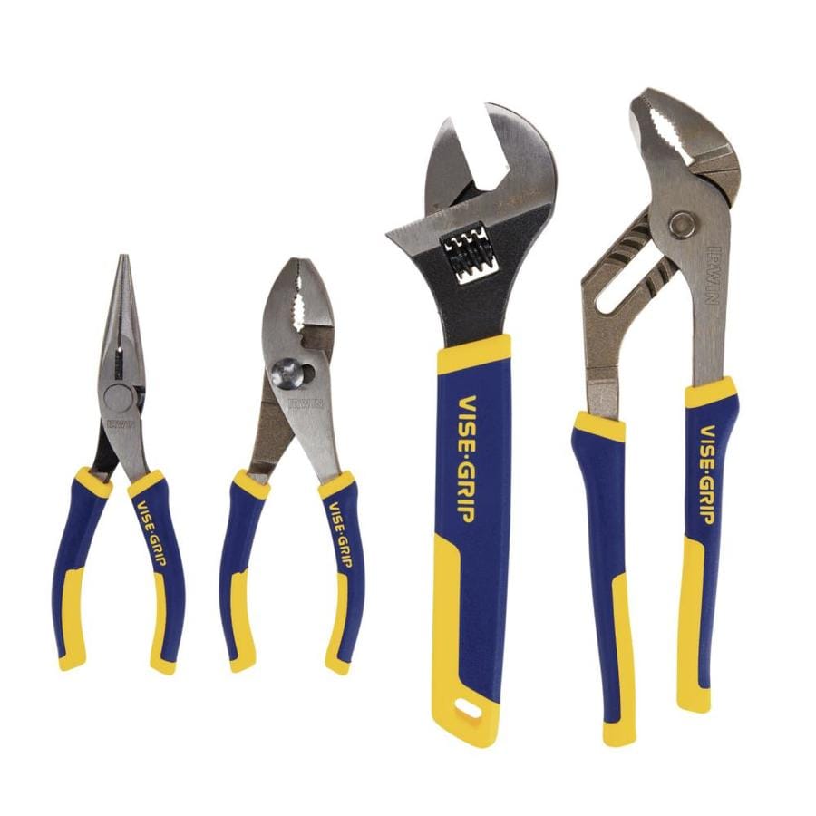 shop-irwin-vise-grip-4-pack-traditional-plier-set-at-lowes