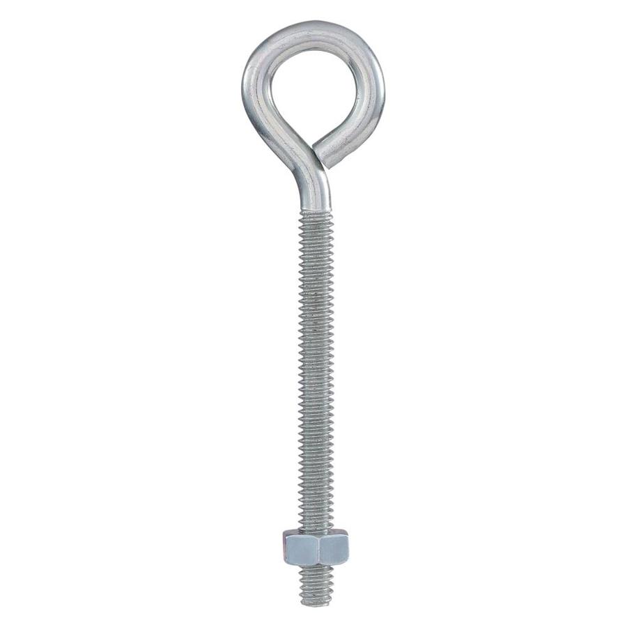 National Hardware N221-630 Eye Bolt, 5/16-18 Thread, 3 In L Thread, 3/4 In ID Dia Eye, 3.72 In L Shank, Stainless Steel