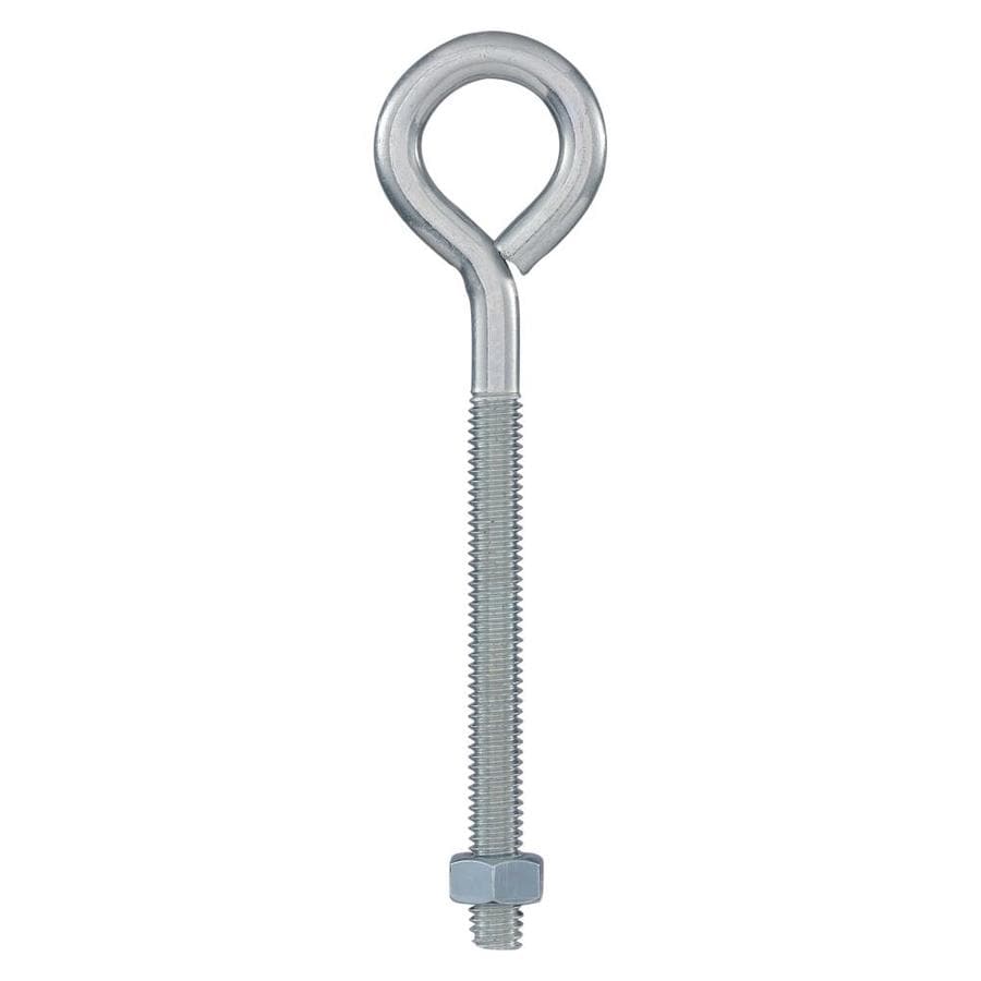 National Hardware N221-630 Eye Bolt, 5/16-18 Thread, 3 In L Thread, 3/4 In ID Dia Eye, 3.72 In L Shank, Stainless Steel