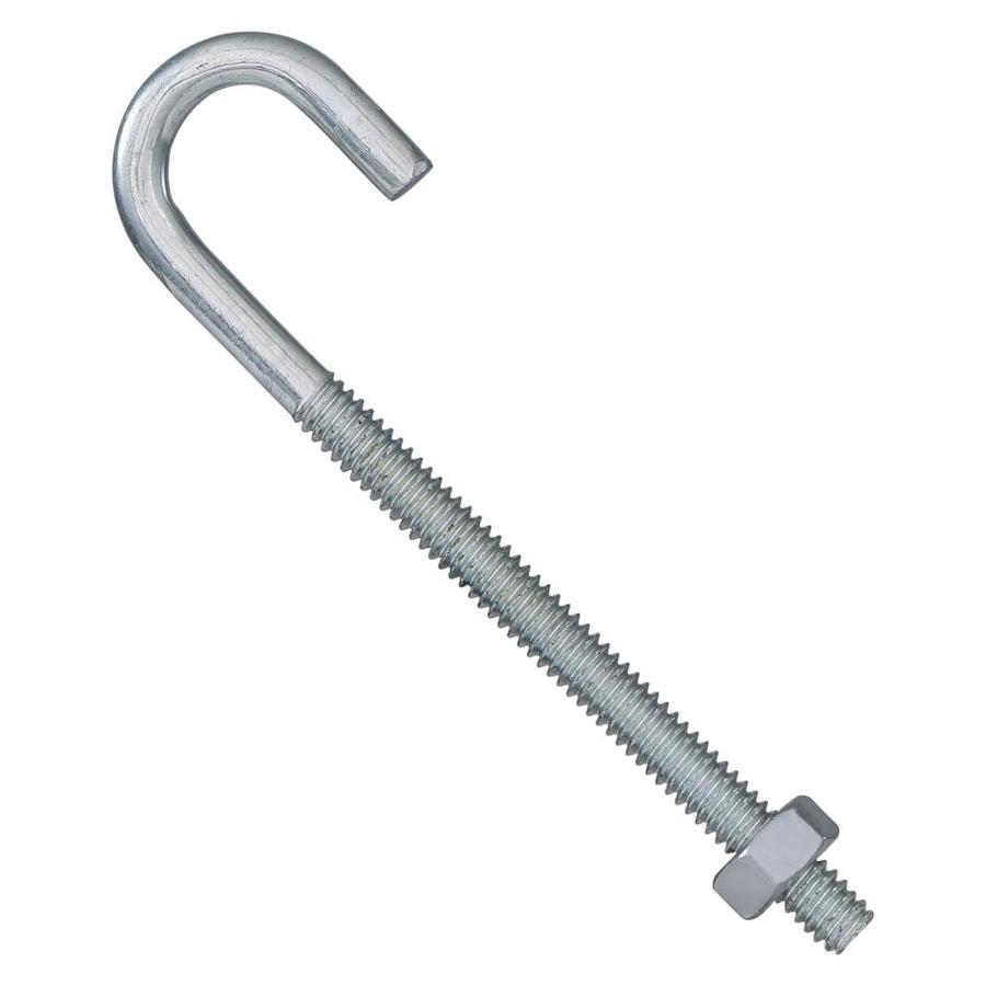 National Hardware 14 In X 4 In Zinc Plated Coarse Thread J Bolt In The