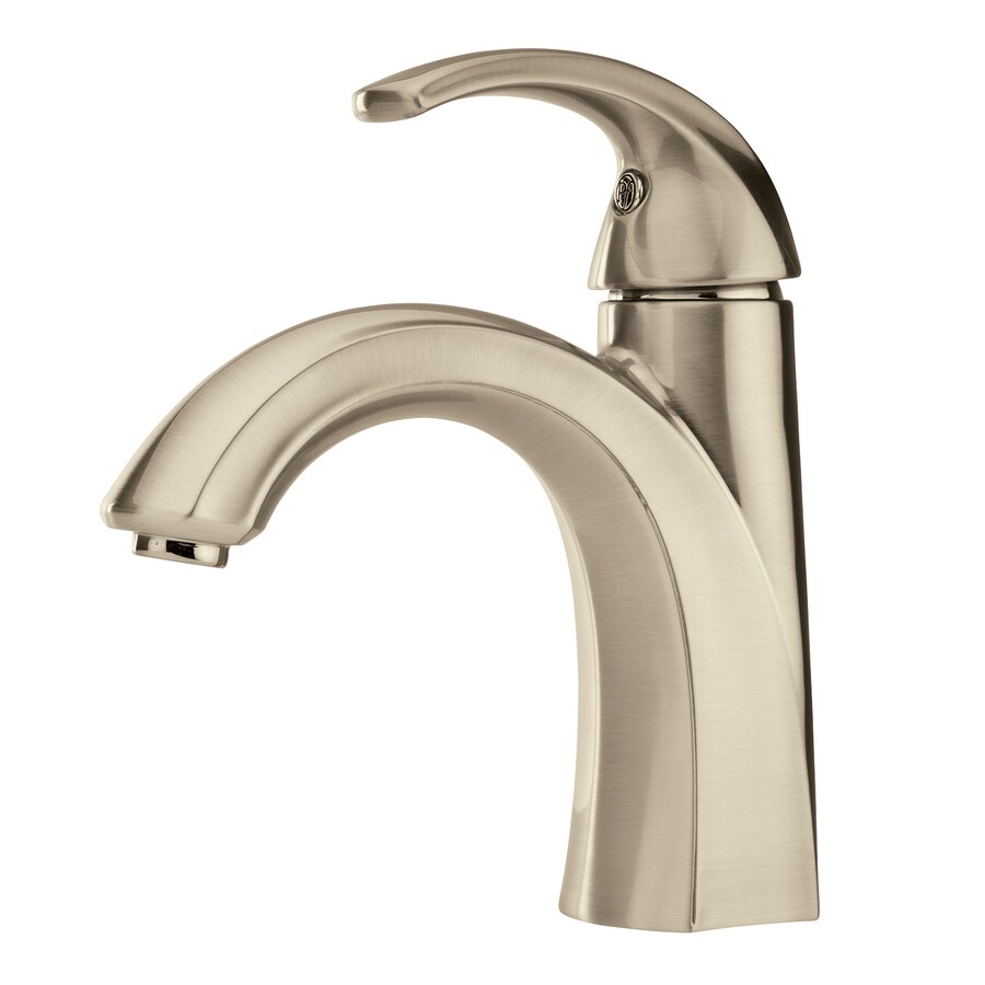 Shop Pfister Selia Brushed Nickel 1-Handle Single Hole/4 ...