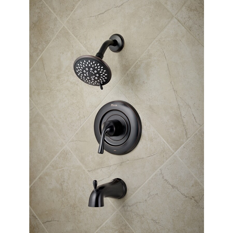 Pfister Universal Trim Tuscan Bronze 1Handle Bathtub and Shower Faucet