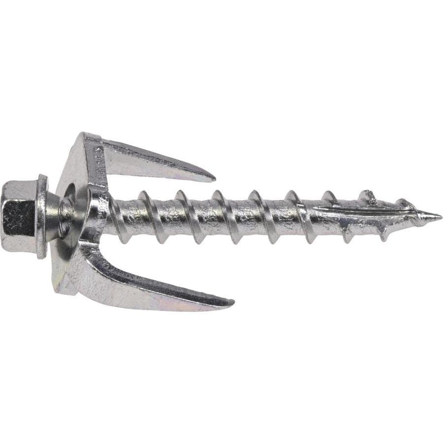 Fas-n-Tite 12 X 1-1/2-in Silver Ceramic Hex Exterior Wood Screws(33 ...