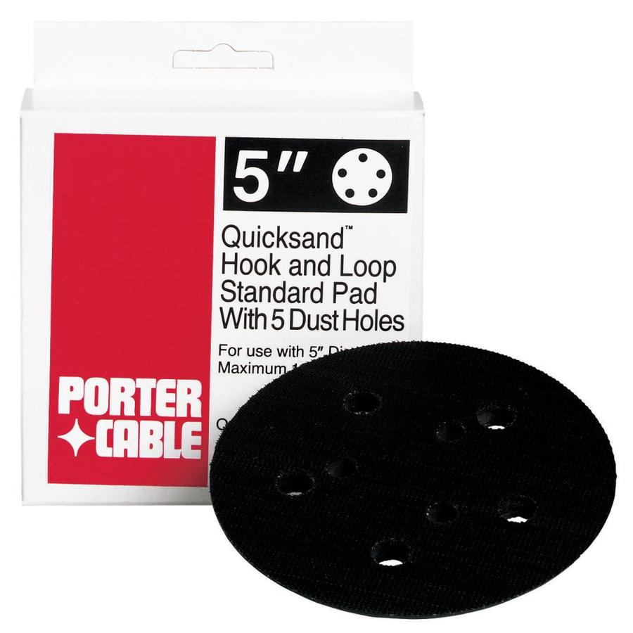 5 Hole Sander Pad Hook and Loop Metal Polished Disc For Porter Cable Q