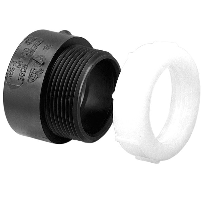 NIBCO 1-1/2-in dia ABS Trap Adapter Fitting in the ABS DWV Pipe & Fittings department at Lowes.com 2 Inch To 1 1 2 Inch Abs Reducer