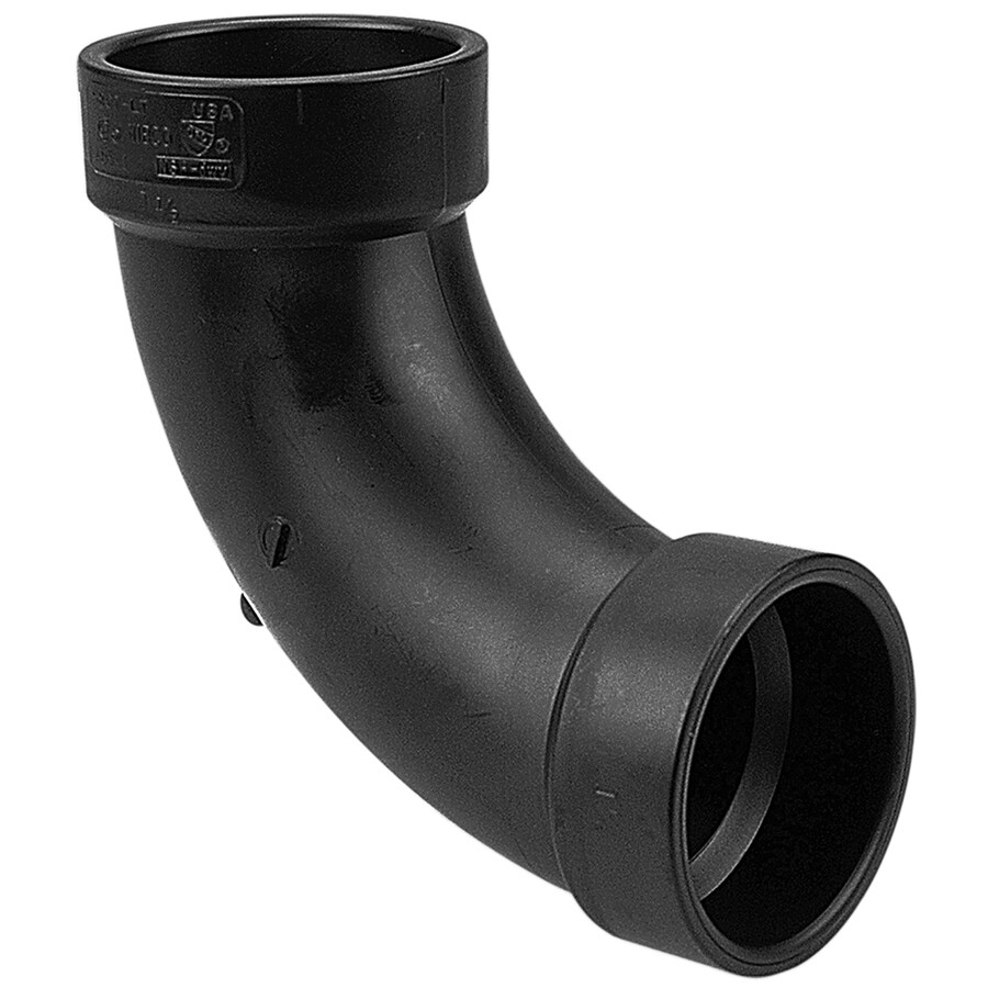 Shop NIBCO 3 in Dia 90 Degree ABS Elbow Long Sweep Fitting At Lowes