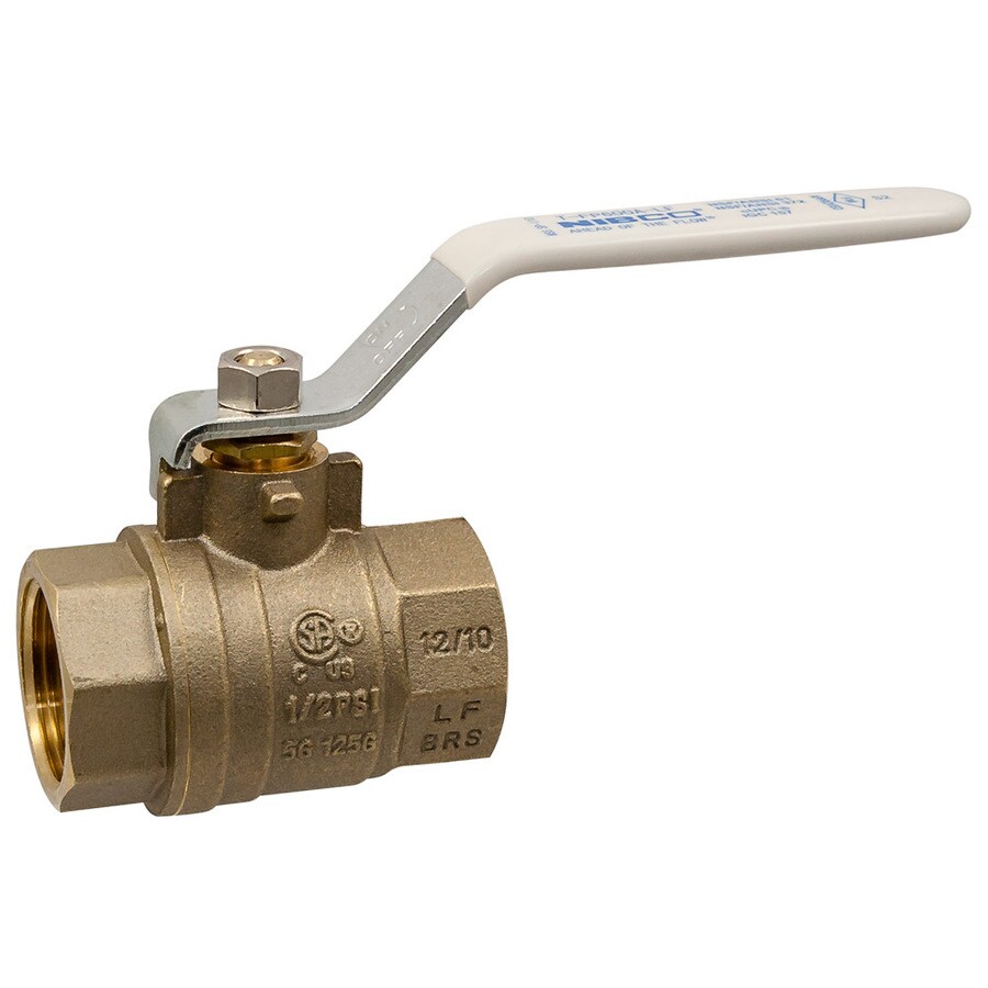 Brass 1 2 In FNPT Ball Valve At Lowes