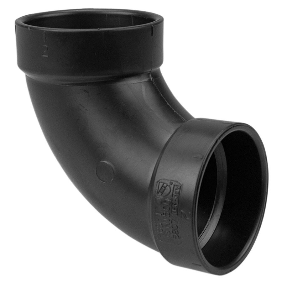 NIBCO 1-1/2-in Dia 90-Degree ABS Elbow Fitting In The ABS DWV Pipe ...