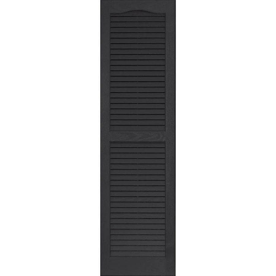Simple Lowes Black Exterior Shutters with Simple Decor