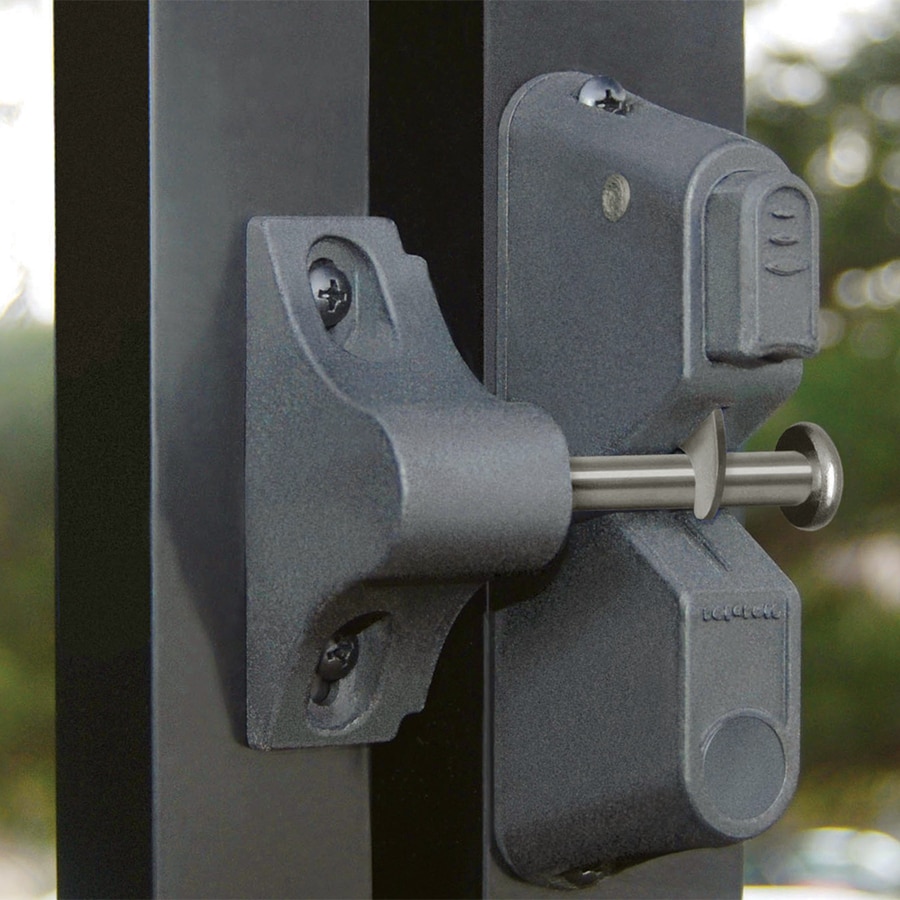 BOERBOEL 8-in Black Gate Latch In The Gate Hardware Department At Lowes.com