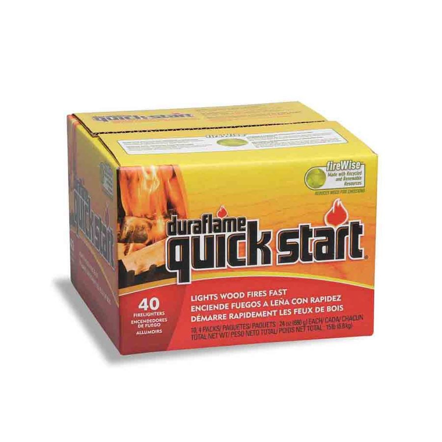 Duraflame 1.55-lb Natural Firestarter (40-Pack) In The Fire Logs ...