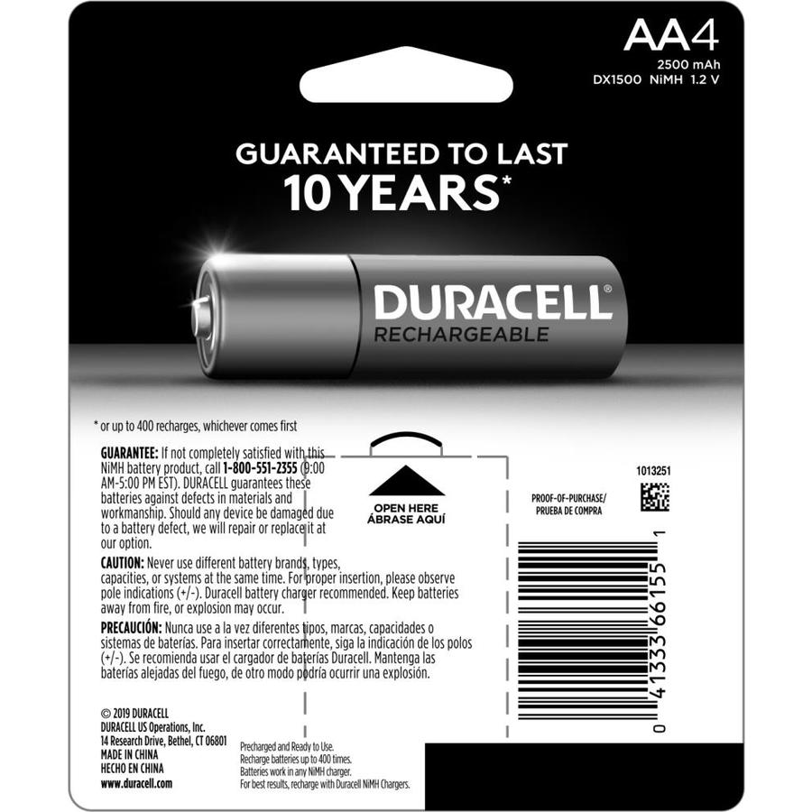 price of duracell rechargeable batteries in india