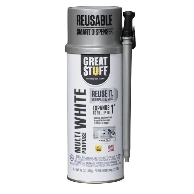 GREAT STUFF SMART DISPENSER Multipurpose White 12-oz Spray ...