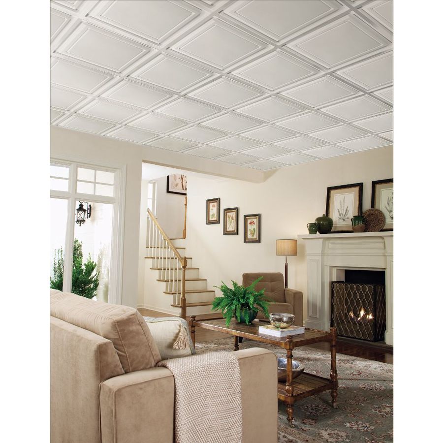 Armstrong 5Pack Easy Elegance Ceiling Tile Panel 24in x 24