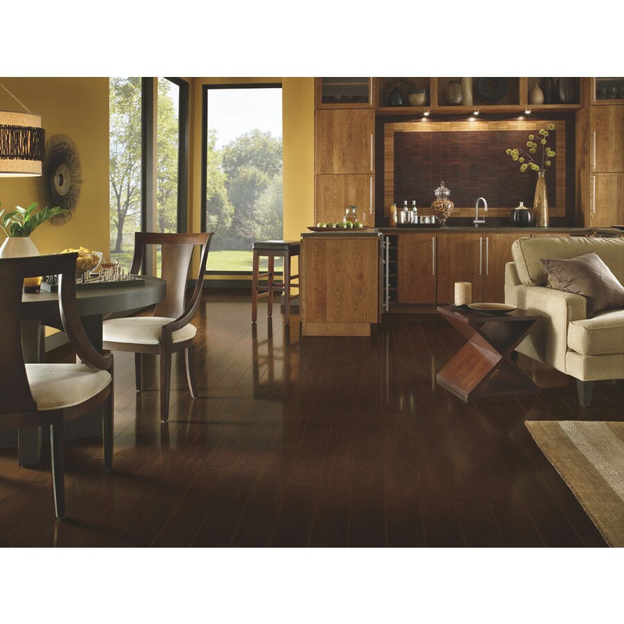 Armstrong Flooring High Gloss 492 In W X 398 Ft L Deep Forest Maple Wood Plank Laminate 6212