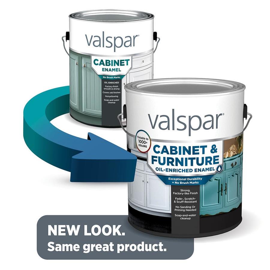 Valspar and Furniture SemiGloss Enamel Interior Paint (1